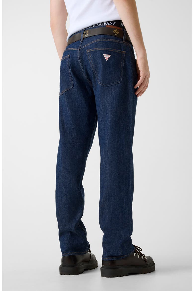 G16 Relaxed Straight Leg Jeans, Alternate, color, DARK RINSE WASH