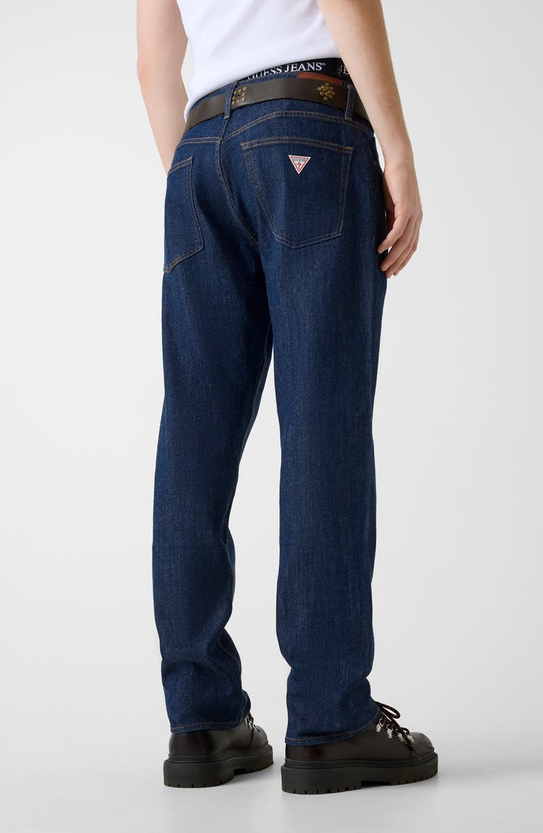 GUESS JEANS G16 Relaxed Straight Leg Jeans, Alternate, color, Dark Rinse Wash