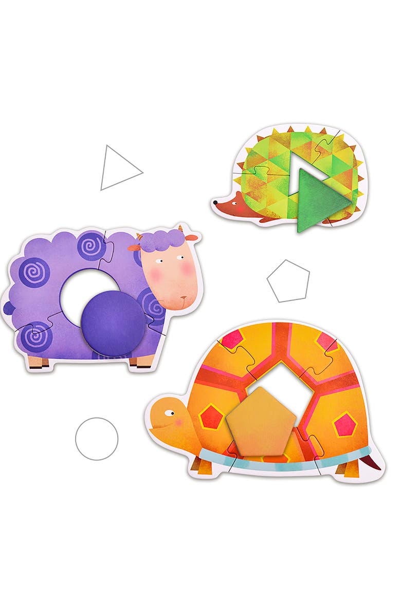 My First Animal Puzzle with 7 Illustrated Animals Preschool Learning 32 Piece Jigsaw Floor Puzzle, Alternate, color, Multicolored