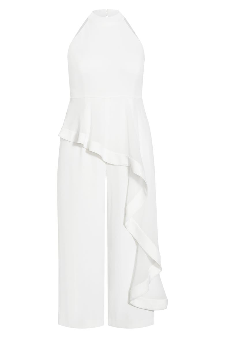 Sleeveless Jumpsuit, Alternate, color, IVORY