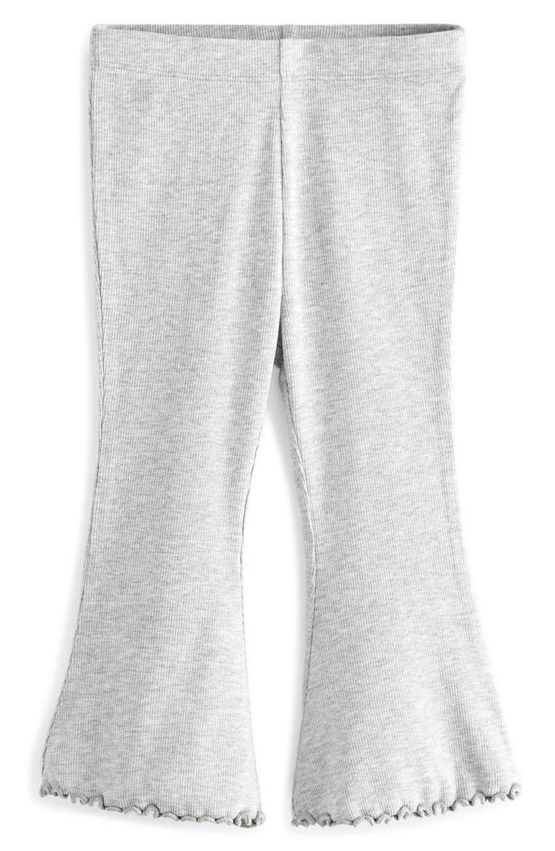 NEXT Kids' Rib Stretch Cotton Flare Leggings, Main, color,