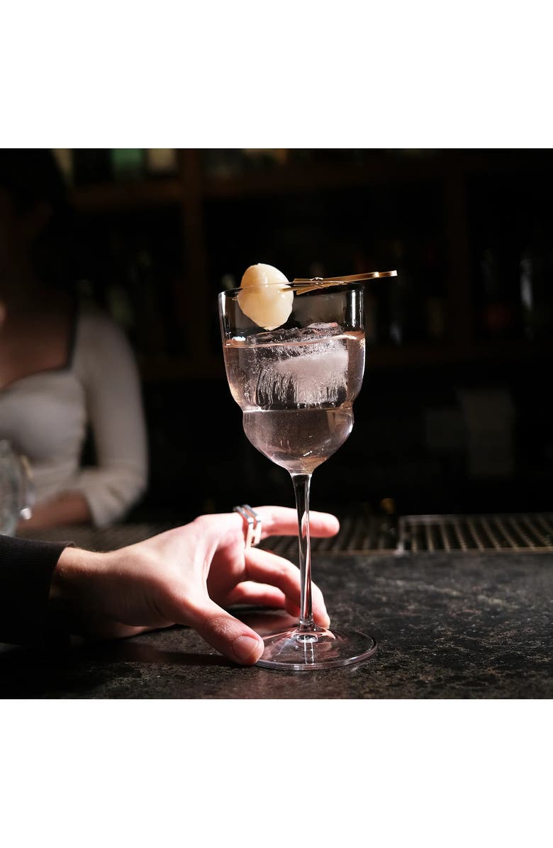 Luigi Bormioli Barracuda Backdoor '20s Set of 4 Cocktail Glasses, Alternate, color, Clear