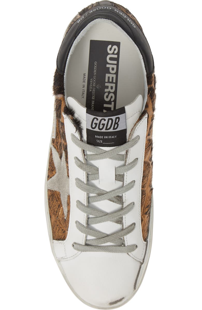 Golden Goose Superstar Genuine Calf Hair Sneaker, Alternate, color,