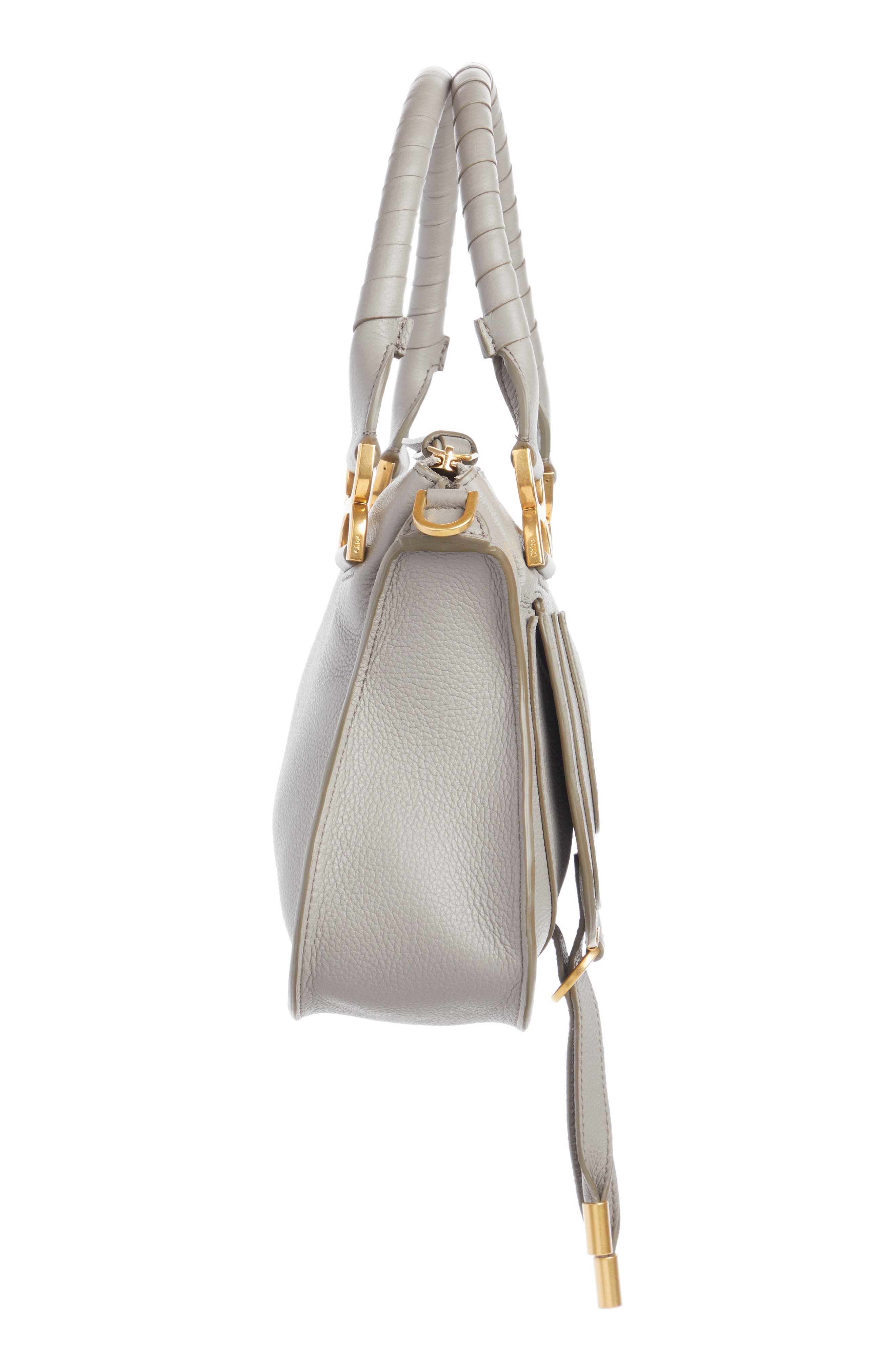 Chloé Small Marcie Leather Satchel, Alternate, color, 