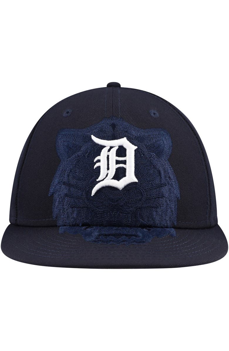 New Era Men's New Era Navy Detroit Tigers Shadow Logo 59FIFTY Fitted Hat, Alternate, color, 
