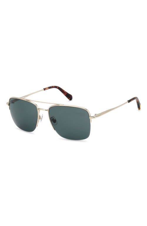 Fossil 57mm Rectangular Sunglasses In Gray