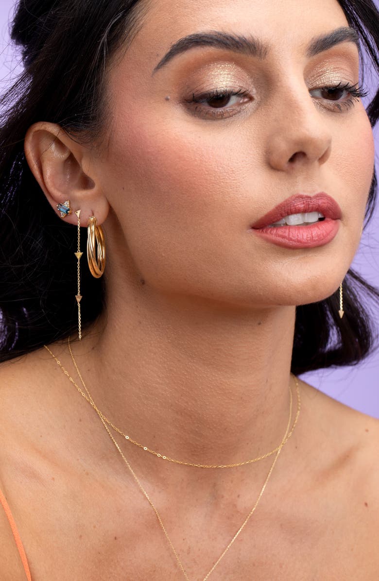 Bony Levy 14K Gold Hoop Earrings, Alternate, color,