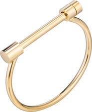 EYE CANDY LOS ANGELES Melanie Titanium Screw Cuff Bracelet