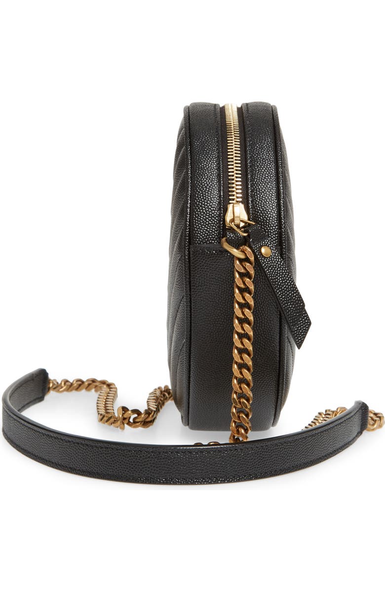 Saint Laurent Vinyle Matelassé Leather Crossbody Bag, Alternate, color,