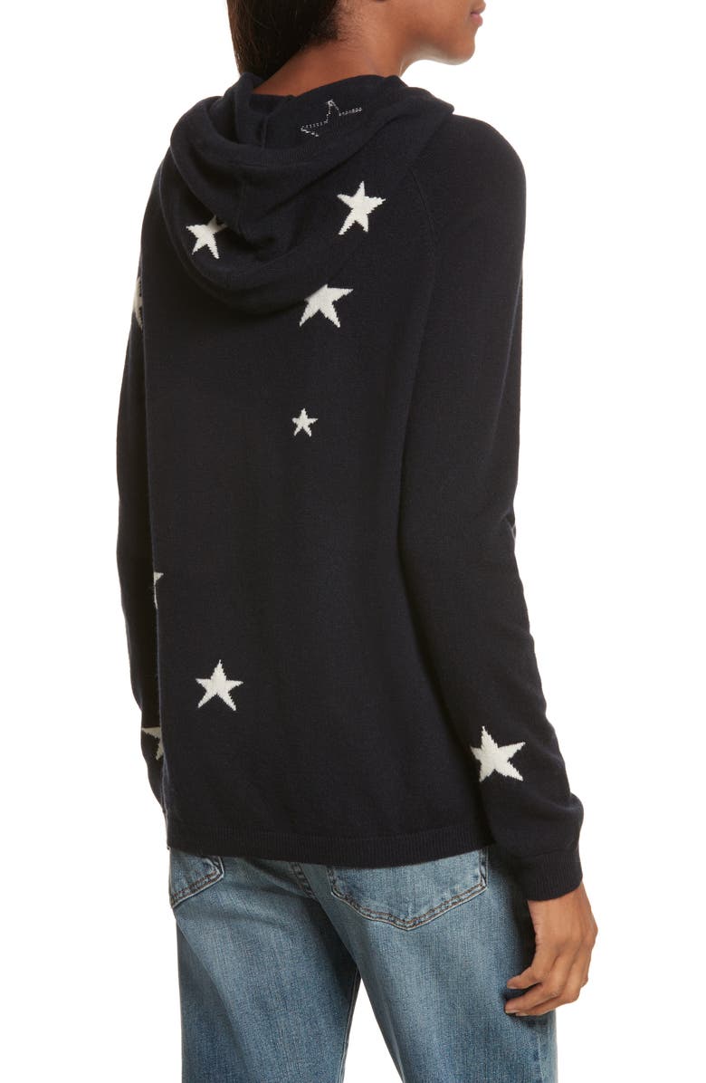 Chinti & Parker Star Cashmere Hoodie, Alternate, color,