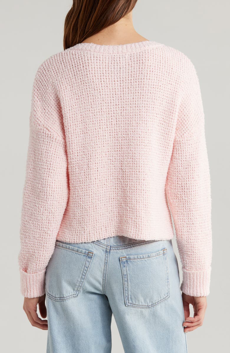 PacSun Renata V-Neck Sweater, Alternate, color, Pink Dogwood