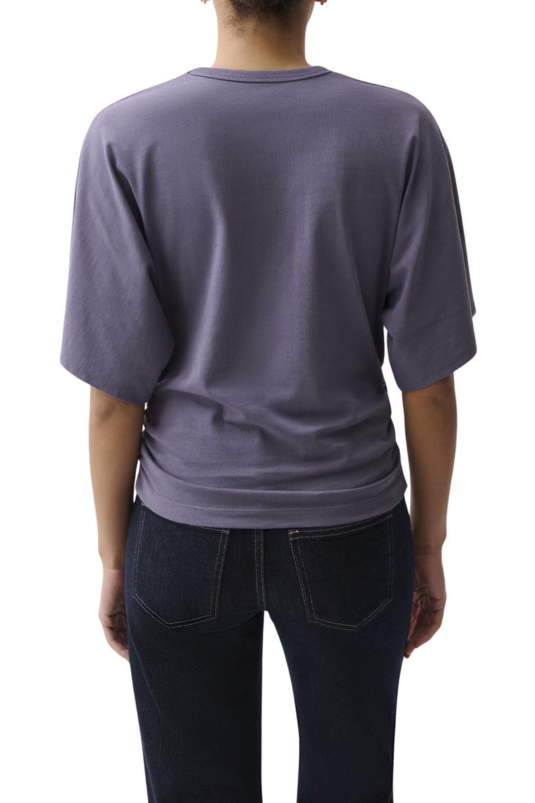 Veronica Drop Shoulder Cotton T-Shirt, Alternate, color, ACAI