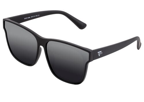 Sixty One Delos Polarized Sunglasses In Black/black