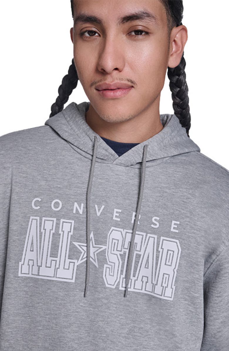 Converse All Star Pullover Hoodie, Alternate, color, Vintage Grey Heather