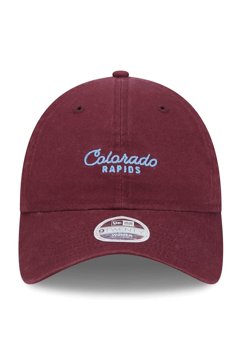 Women's New Era Burgundy Colorado Rapids Throwback 9TWENTY Adjustable Hat, Alternate, color, Burgundy