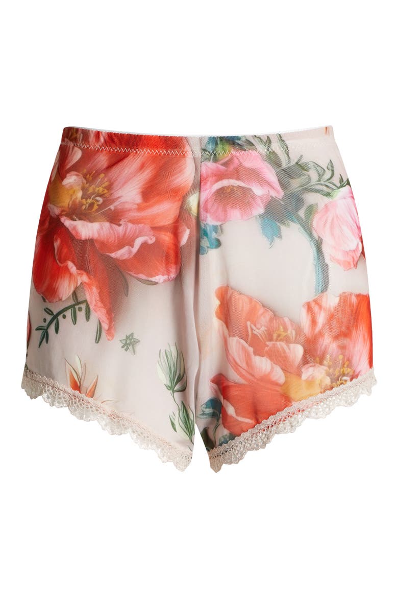 Floral Cotton Mesh Boyshorts, Alternate, color, 3D FLORAL