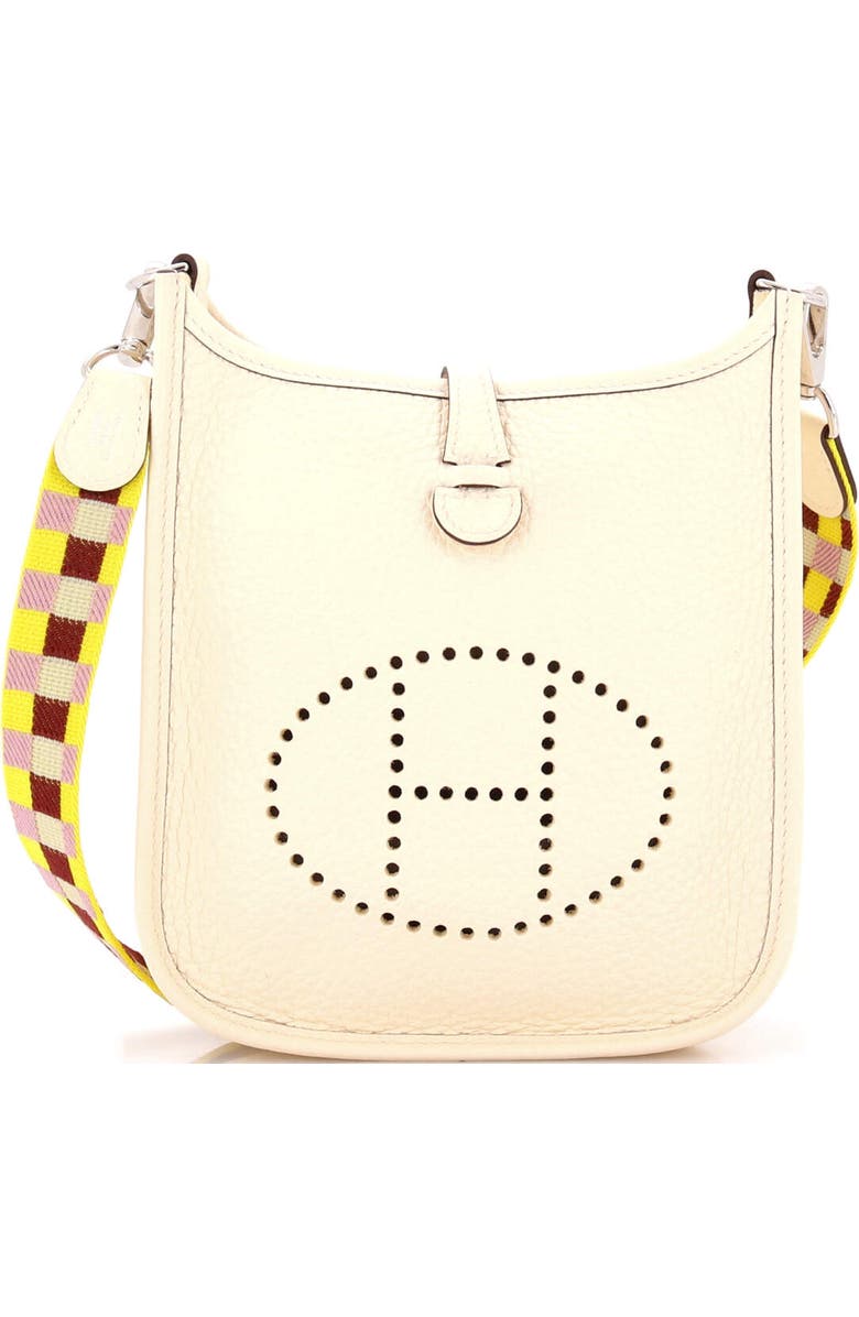 Pre-Owned Hermes Evelyne Bag Gen III Clemence TPM, Main, color, Nata