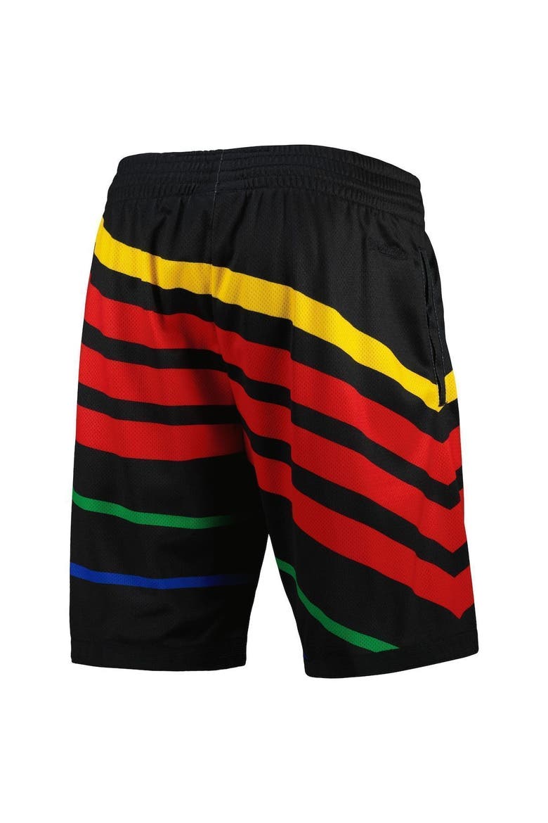 Men's Mitchell & Ness Black Sporting Kansas City Swingman Shorts, Alternate, color, Black