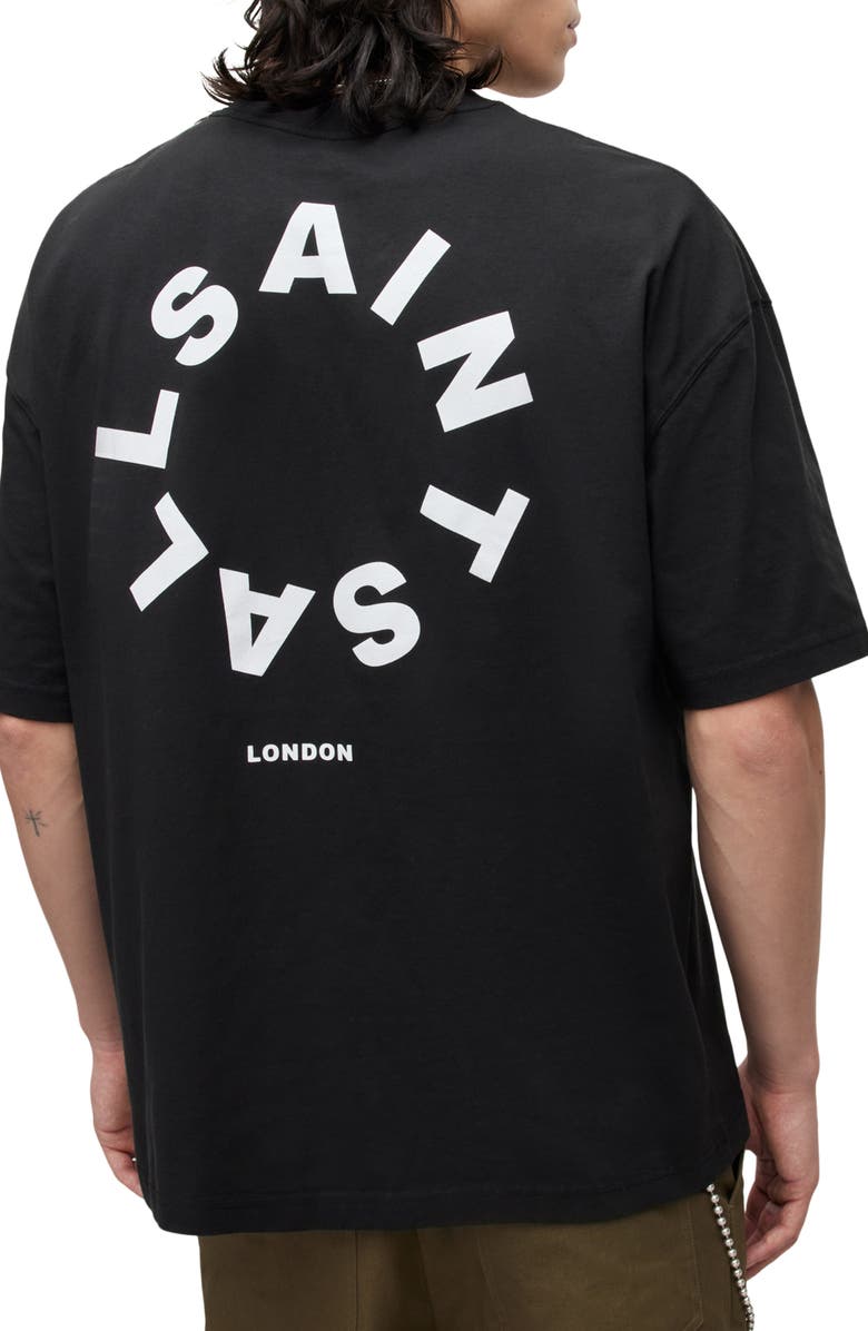 AllSaints Tierra Logo Graphic T-Shirt, Alternate, color, 