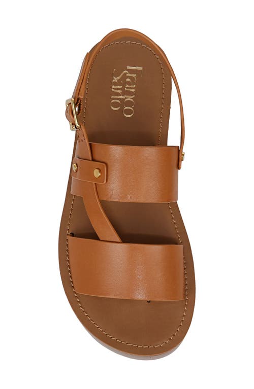 Franco Sarto Genova Slingback Platform Sandal In Brown
