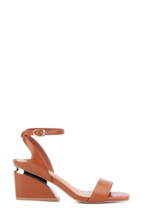 TORGEIS TORGEIS CANDIDA ANKLE STRAP BLOCK HEEL SANDAL