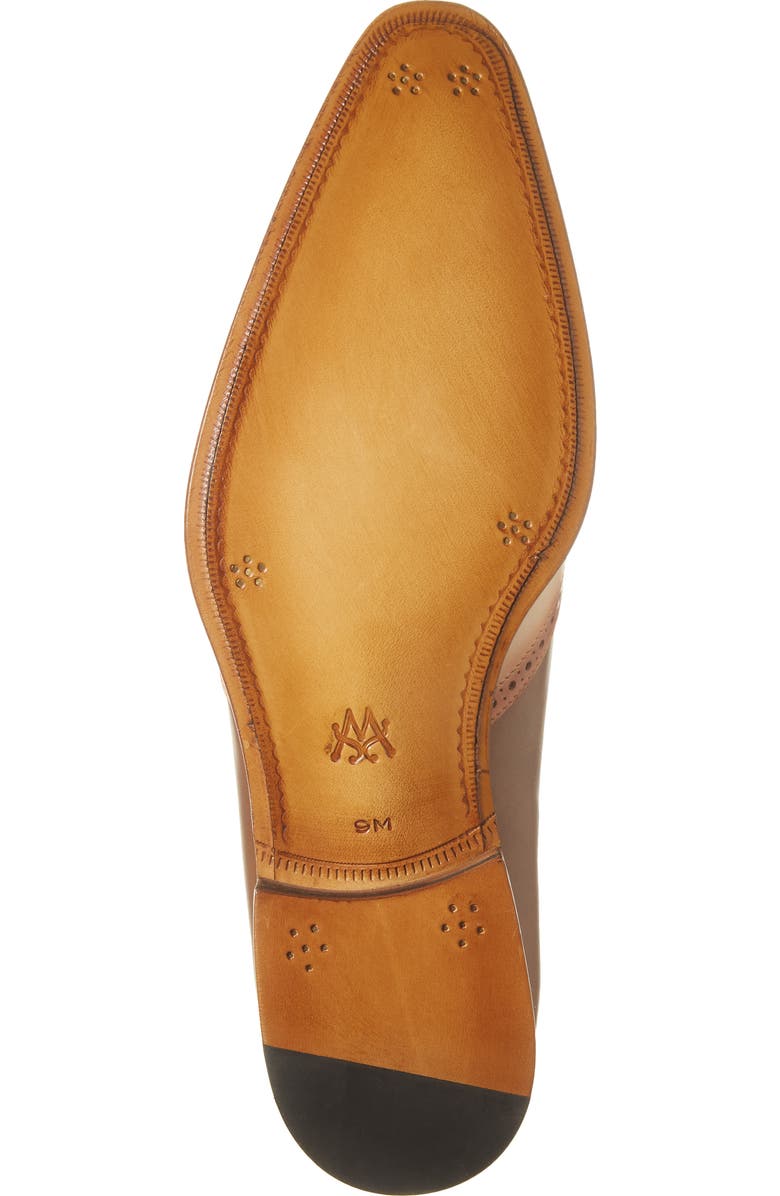 Mezlan Jucar Wingtip Tassel Loafer, Alternate, color, Bone/ Chocolate