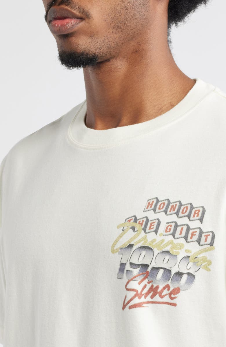 HONOR THE GIFT Feature Presentation Cotton Graphic T-Shirt, Alternate, color, Bone