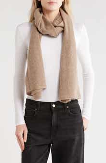 Portolano Cashmere Knit Wrap Scarf