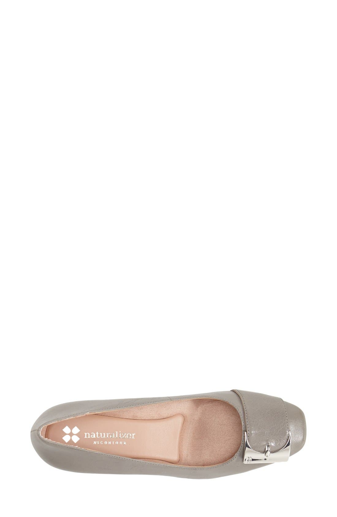 'Francis' Pump, Alternate, color, GREY LEATHER