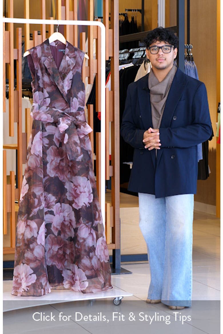 Floral Sleeveless Gown video