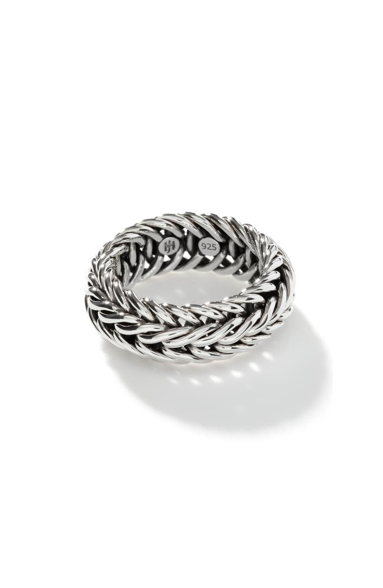 John Hardy Kami Classic Chain Ring, Alternate, color, Silver