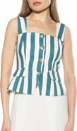 Alexia Admor Poelne Button Front Vest Top
