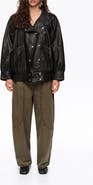 BIMBA Y LOLA Leather Volume Jacket