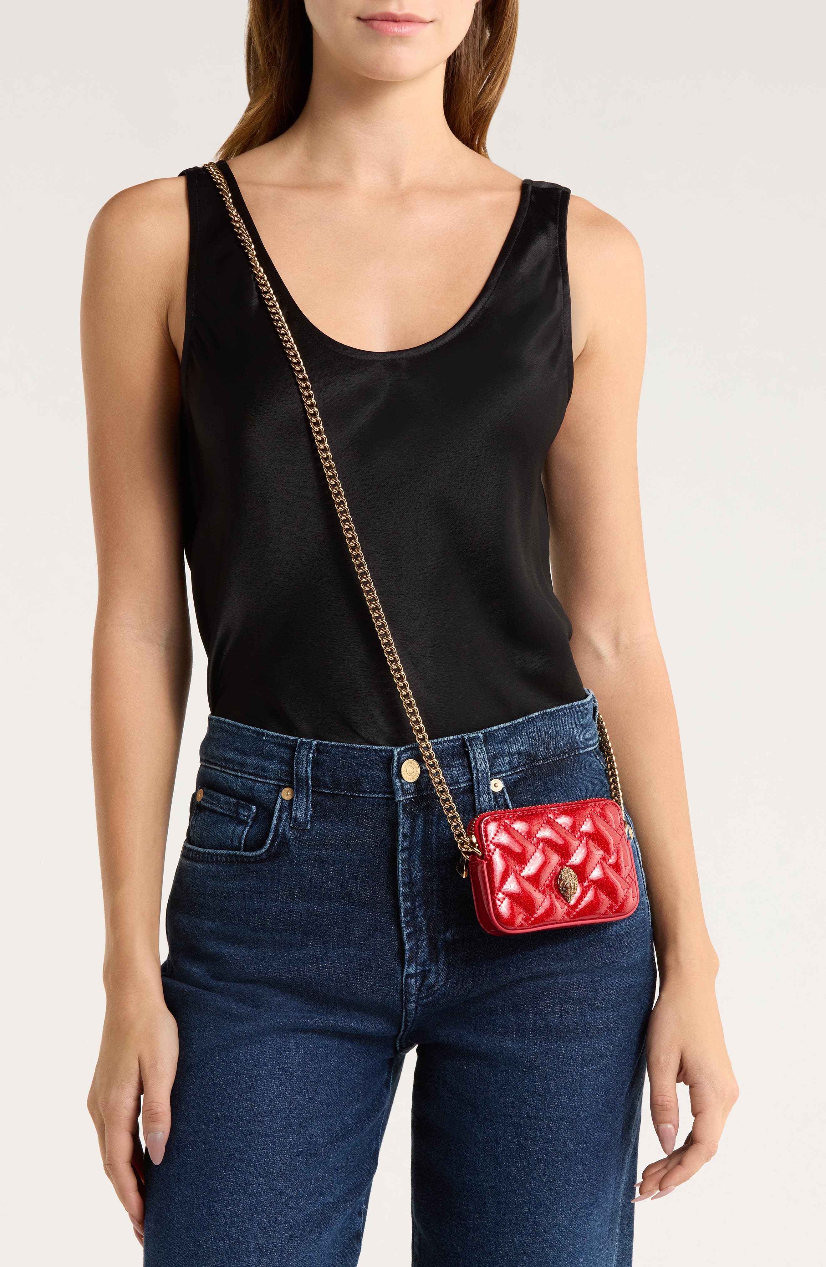 Micro Kensington Camera Bag, Alternate, color, RED