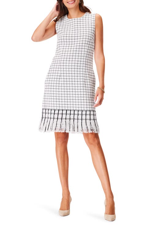 Fringe Hem Shift Dress