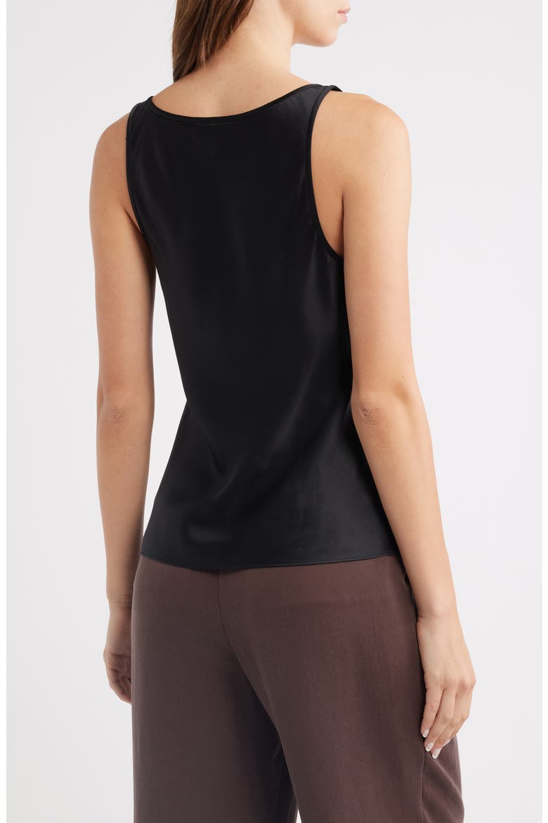 Veya Sleeveless Silk Top, Alternate, color, BLACK