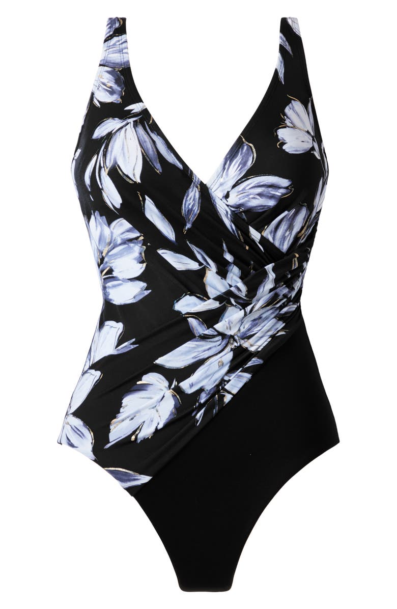 Miraclesuit<sup>®</sup> Fiore di Luna Oceanus One-Piece Swimsuit, Alternate, color, 