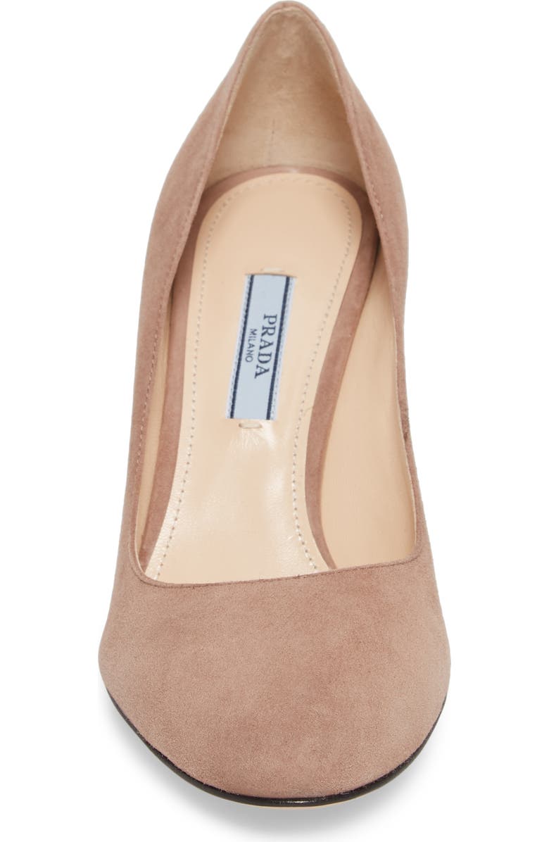 Prada Round Toe Pump, Alternate, color,