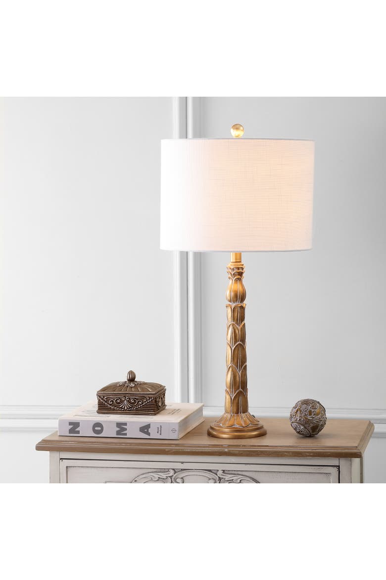 Blanche 28.7" Resin LED Table Lamp, Antique Gold, Alternate, color, Antique Gold