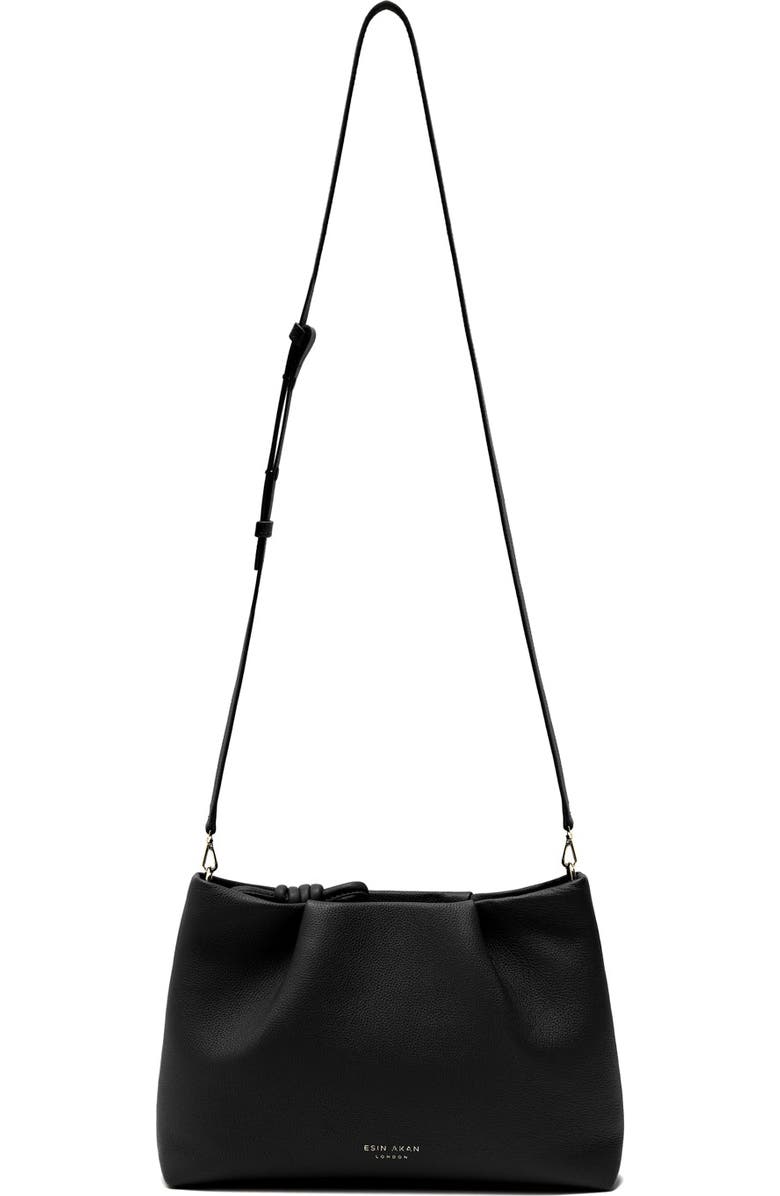 Esin Akan 3-in-1 Midi Richmond Leather Crossbody Bag, Alternate, color, Black