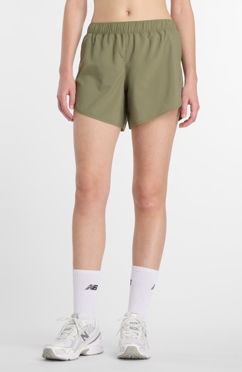 New Balance Sport Essentials 5-Inch Shorts, Main, color, Green