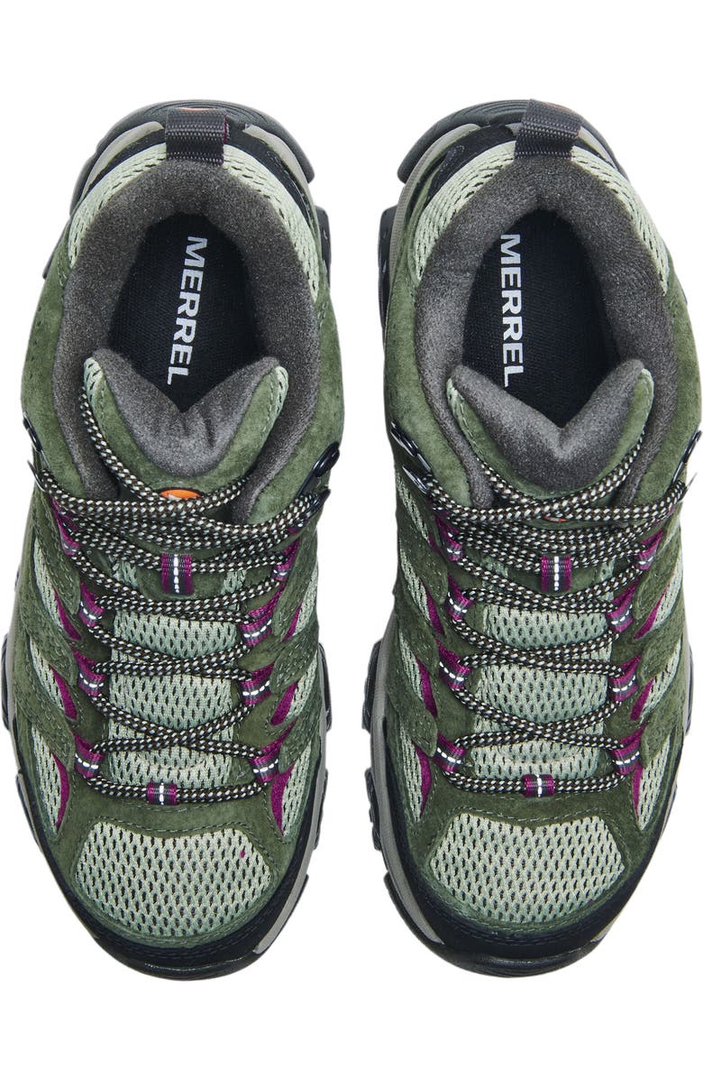 Merrell Moab 3 Waterproof Mid Hiking Boot, Alternate, color, Mulberry