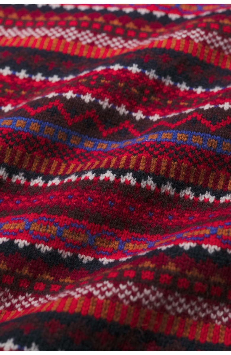 Seasalt Cornwall Percella Cove Merino Wool Blend Sweater Vest, Alternate, color, Star Jasmine Carmine Nutmeg