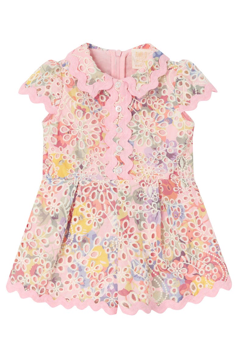 Alanna Embroidered Romper, Main, color, Floral