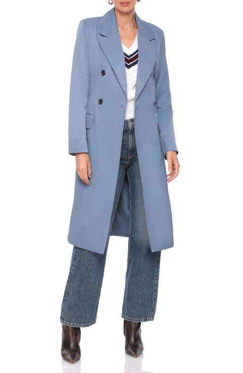 Water Resistant Double Breasted Trench Coat