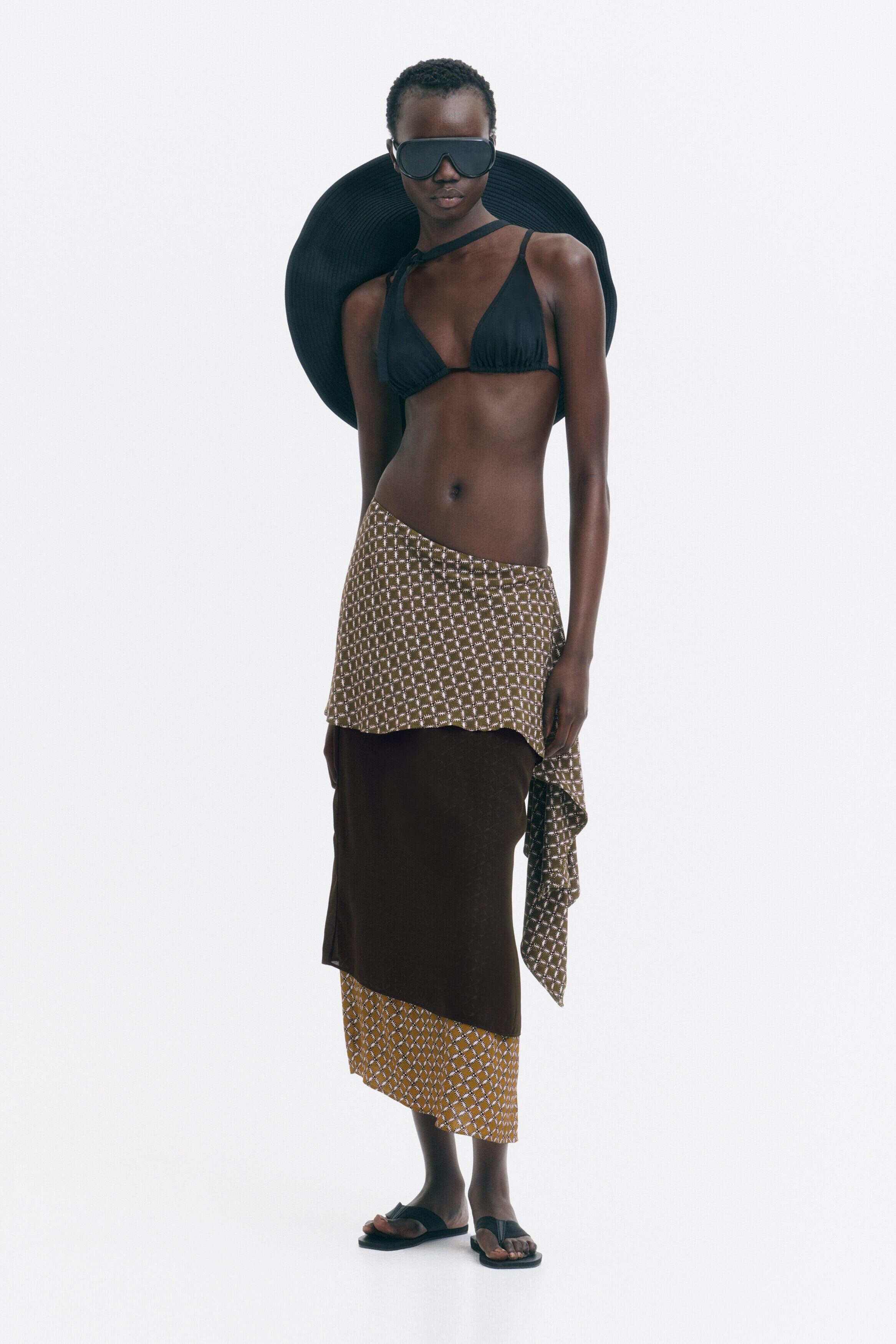 selected Dark khaki green/patterned