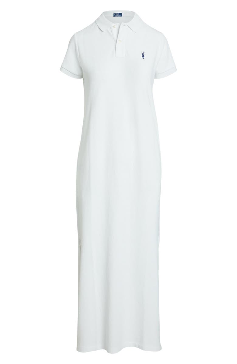 Polo Ralph Lauren Cotton Polo Dress, Alternate, color, White