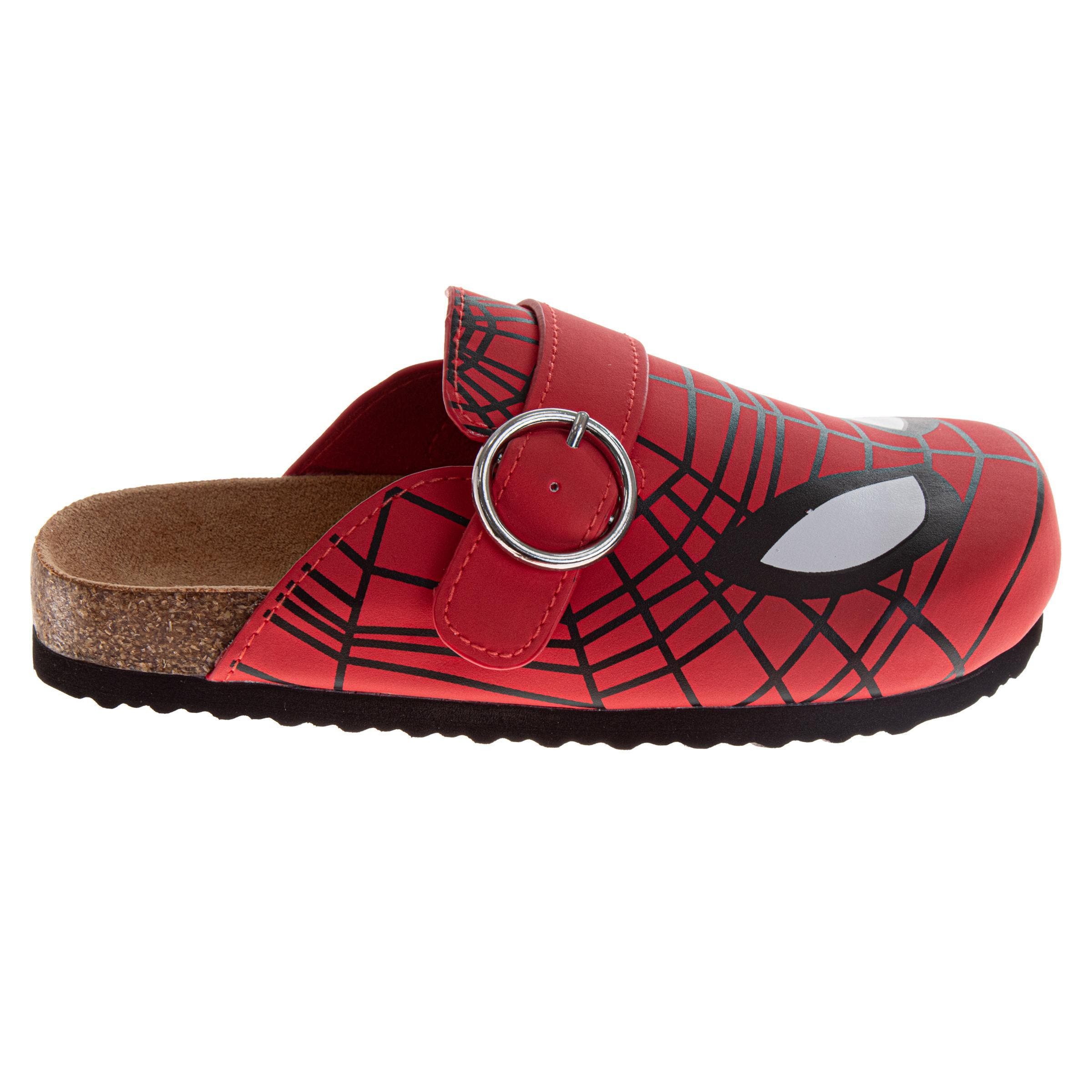 Spider-Man Clog Toddler Little Kid, Alternate, color, Red