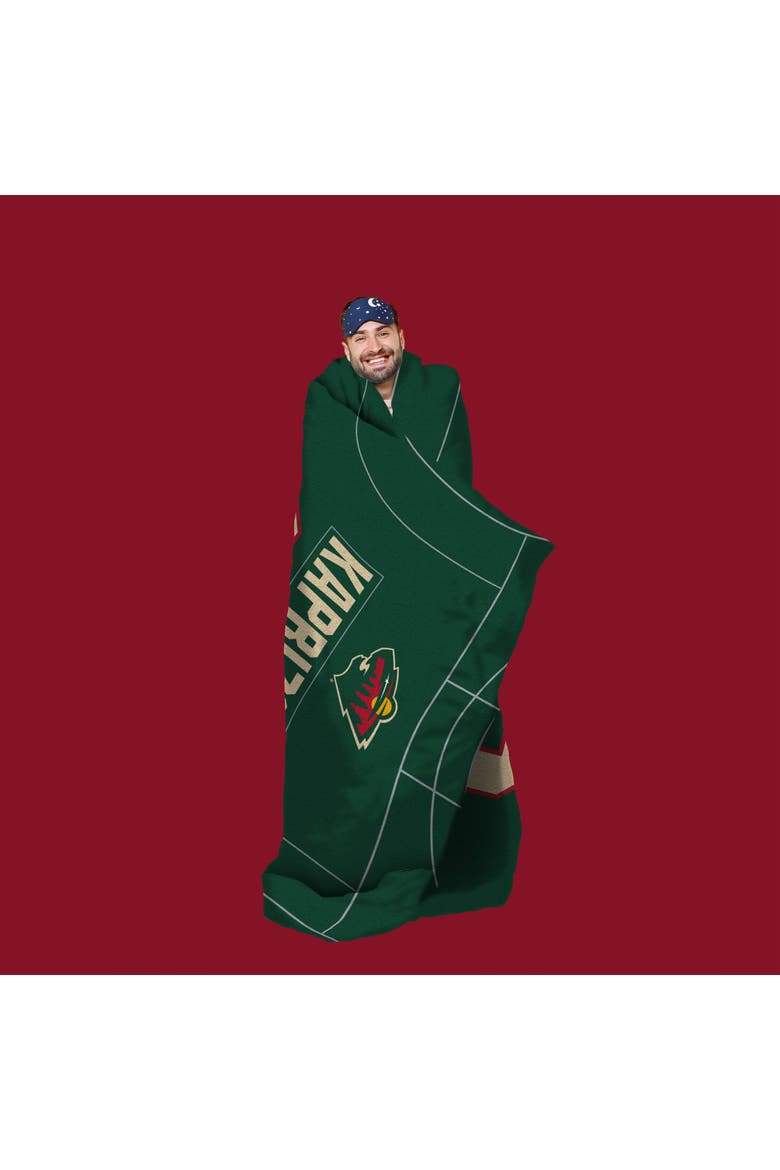 Minnesota Wild Kirill Kaprizov 60" x 80" Rashel Throw Blanket, Alternate, color, None