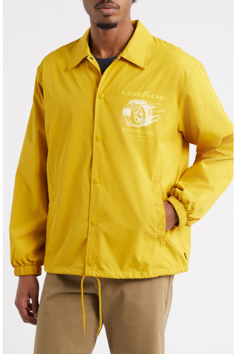 x Goodyear Slick Windbreaker, Alternate, color, NUGGET GOLD